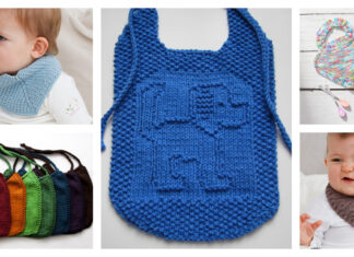 10+ Baby Bib Free Knitting Pattern