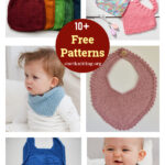 10+ Baby Bib Free Knitting Pattern