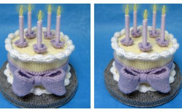 Amigurumi Birthday Cake Free Knitting Pattern