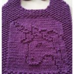 Baby Unicorn Bib Free Knitting Pattern