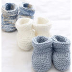 Baby’s Booties Free Knitting Pattern