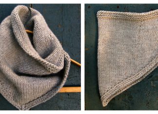 Bandana Cowl Free Knitting Pattern