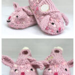 Bunny Hop Thrummed Bunny Slippers Free Knitting Pattern