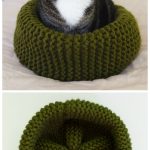 Cat Bed Free Knitting Pattern