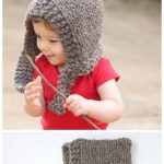 Child’s Woodland Hood Free Knitting Pattern