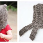 Child’s Woodland Hood Free Knitting Pattern