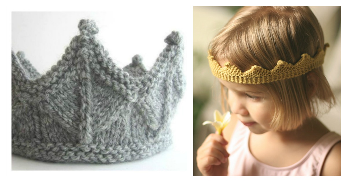 Crown Free Knitting Pattern and Video Tutorial