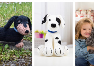 Cute Puppy Free Knitting Pattern