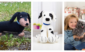 Cute Puppy Free Knitting Pattern