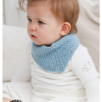 Dew Drops Bib Free Knitting Pattern