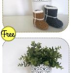 Easiest Baby UGG Booties Ever Free Knitting Pattern