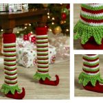 Elf Shoe Table Leg Cover Free Knitting Pattern