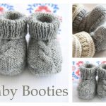 Epipa Baby Booties Free Knitting Pattern