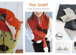 Fox Scarf Free Knitting Pattern