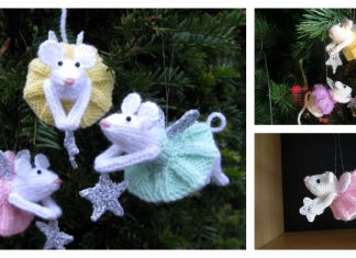 Free Furry Fairies Christmas Ornament Knitting Patterns