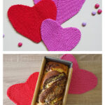 Heart-Shaped Potholder Free Knitting Pattern