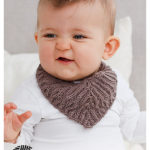 Little Peanut Bib Free Knitting Pattern