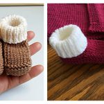 Newborn Baby Booties Free Knitting Pattern