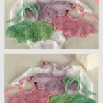 Petal Bibs Free Knitting Pattern