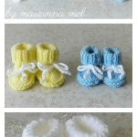 Preemie Baby Booties Free Knitting Pattern