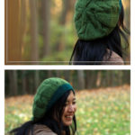 Quick Cable Slouch Hat Free Knitting Pattern