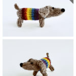 Small Sausage Dog Free Knitting Pattern