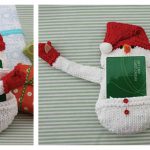 Snowman Gift Card Cozy Free Knitting Pattern