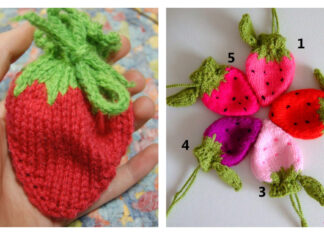 Strawberry Bag Free Knitting Patterns