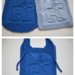 Tail A Wagging Bib Free Knitting Pattern