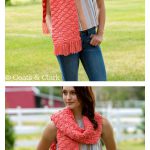 Wavy Drop-Stitch Scarf Free Knitting Pattern