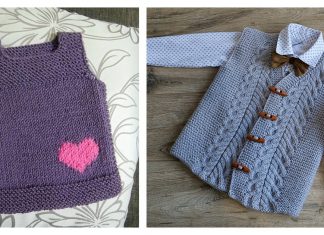 Adorable Baby Vest Free Knitting Pattern