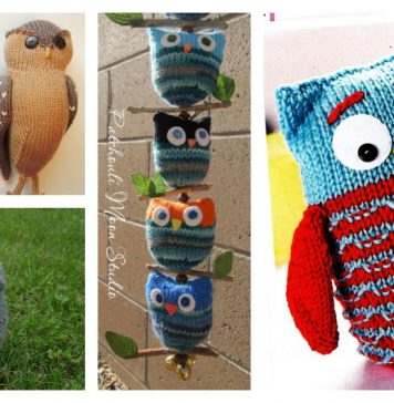Adorable Puff Owl Free Knitting Pattern