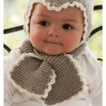 Baby Hat and Scarf All in One Free Knitting Pattern