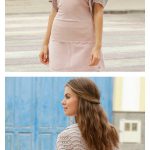 Billowing Rose Bolero Free Knitting Pattern