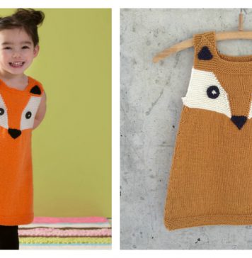 Child's Foxy Tunic Free Knitting Pattern