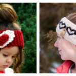 Heart Head Warmer Free Knitting Pattern