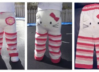 Hello Kitty Pants Free Knitting Pattern