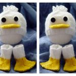 Just Ducky Hat & Socks Free Knitting Pattern
