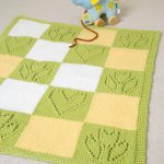 Lace Hearts and Flowers Baby Blanket Free Knitting Pattern