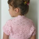 Little Ballerina Lace Shrug Free Knitting Pattern
