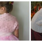 Little Girl Lace Shrug Free Knitting Pattern