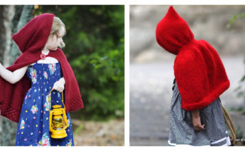 Little Red Riding Hood Cape Free Knitting Pattern