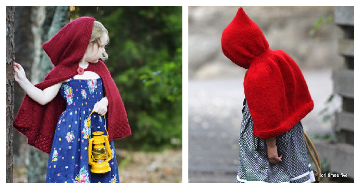 Little Red Cape Free Knitting Pattern