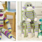 Mr. & Mrs. Sock Monkey Free Knitting Pattern