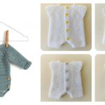 Newborn Romper Free Knitting Pattern and Tutorial