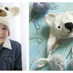 Polar Bear Hat Free Knitting Pattern