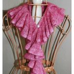 Romantic Ruffle Scarf Free Knitting Pattern