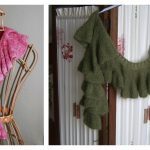 Romantic Ruffle Scarf Free Knitting Pattern