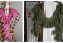 Romantic Ruffle Scarf Free Knitting Pattern