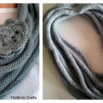 Rose Medusa Cowl Free Knitting Pattern